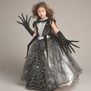 Spider Queen Chasing Fireflies Witch Costume Size
